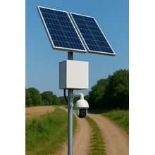 Pembangkit Listrik Tenaga Surya CCTV Tenaga Surya 1 KWP (24Jam)