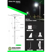 Lampu Jalan PJU tenaga surya LED two in 1 royal PV 60 watt