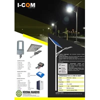 Lampu Jalan PJU tenaga surya icom 2 in 1 LED 60 watt