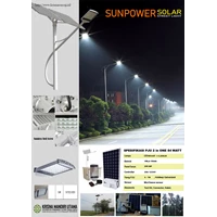 SUNPOWER Solar Street Lamp 84 Watt