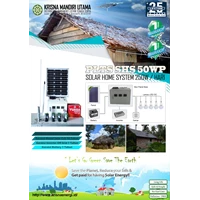 Paket Solar Panel / Solar Cell (Solar Home System) 50 WP