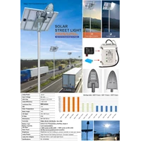 Lampu PJU Tenaga Surya konvensional System 60 Watt Osram