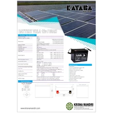BATERAI SOLAR PANEL 12V 80AH / AKI VRLA DEEP CYCLE