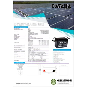 BATERAI SOLAR PANEL 12V 80AH / AKI VRLA DEEP CYCLE