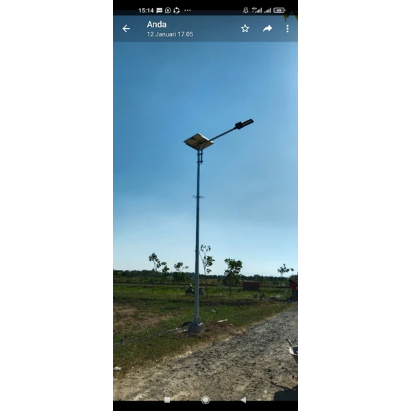 Lampu PJU Tenaga Surya  I-COM 60 Watt