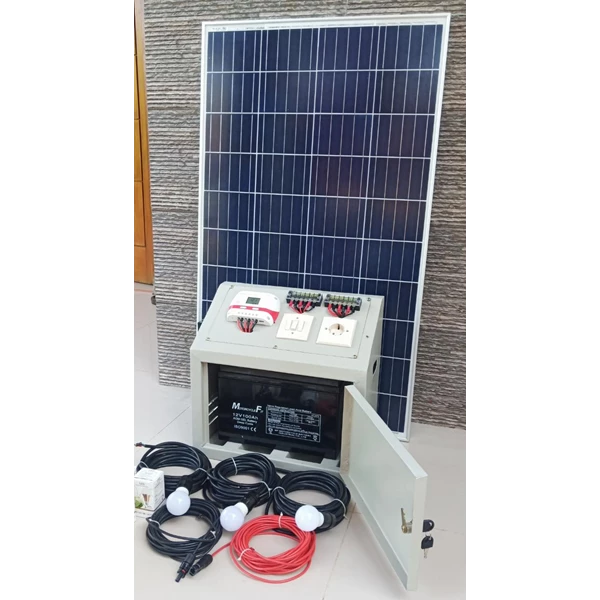 Paket SHS Off Grid 600 WP ( Solar Home Sistem)